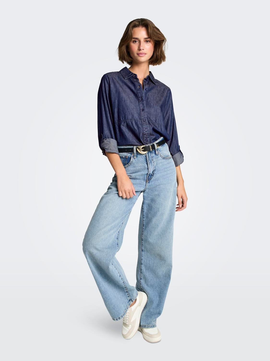 JDYNAIA Hemd Medium Blue Denim