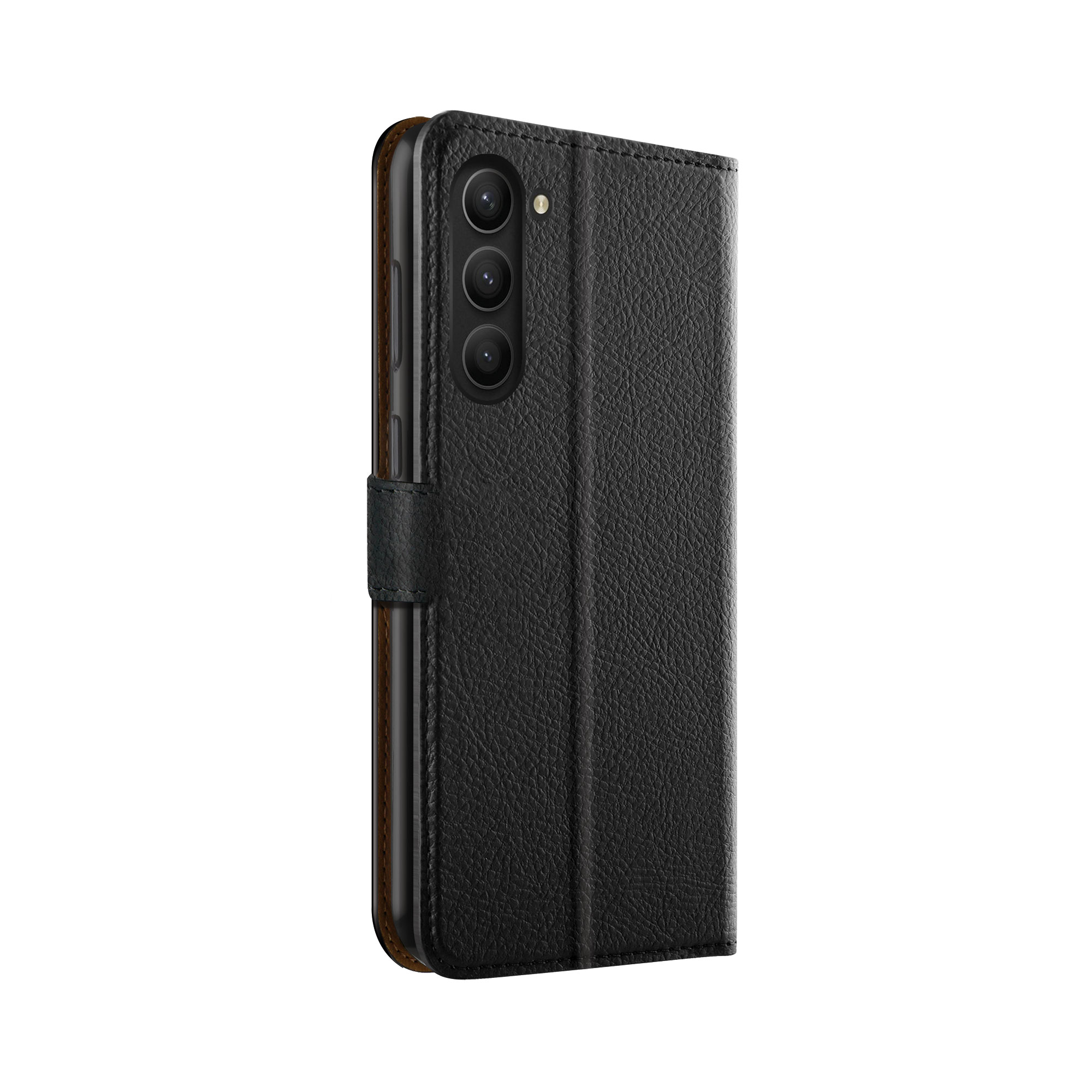 Samsung Galaxy S24  Plus Antibakterielle Slim Wallet Case Leder Tasche (600200) - Schwarz