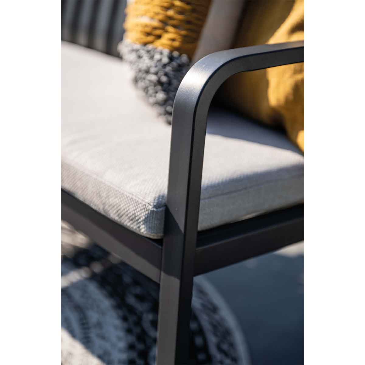 Garden Impressions Pisa parkbank - Carbon Black