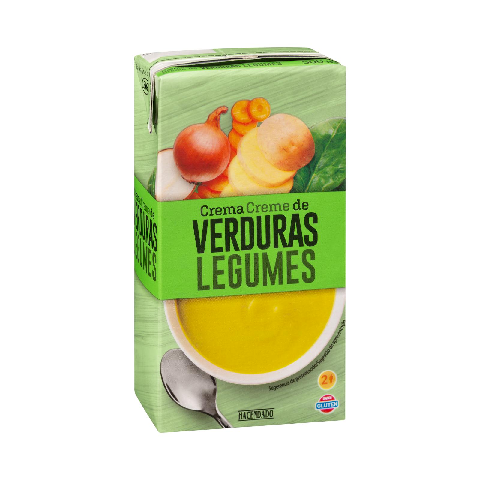 Crème de légumes Hacendado