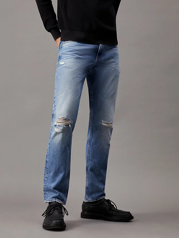 Calça jeans reta autêntica