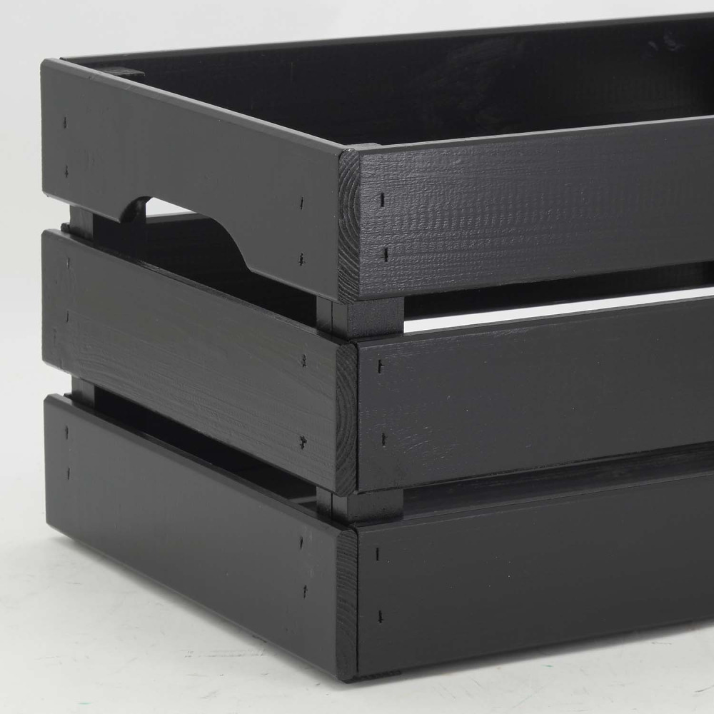 Caisse de rangement en pin grand modèle 46 x 31 x 25 cm