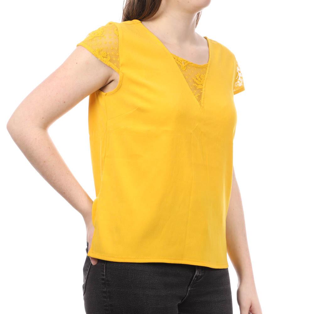 Teddy Smith Blouse Jaune Femme Teddy Smith Taya