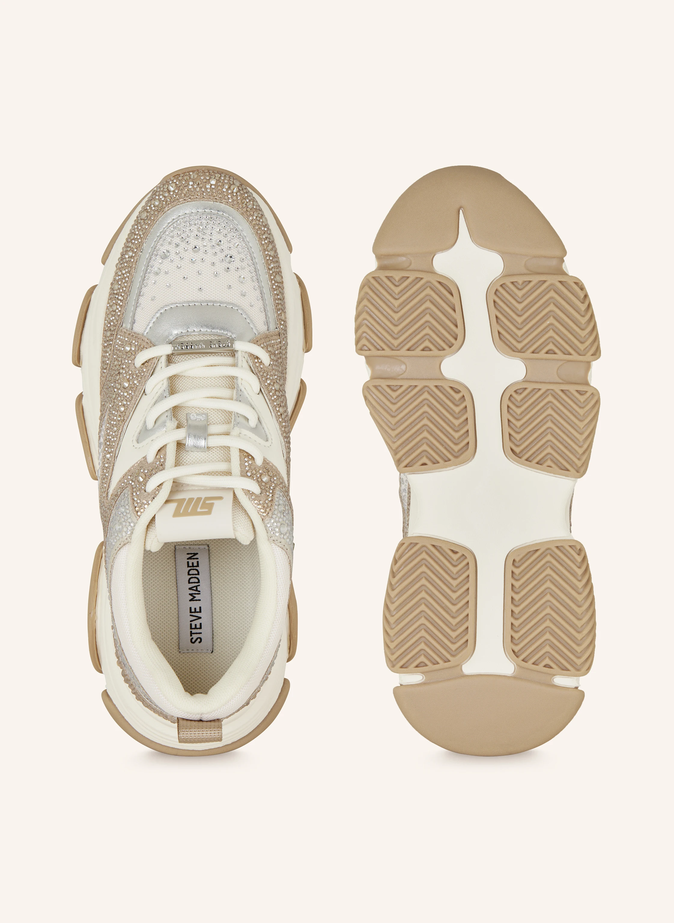 STEVE MADDEN Sneaker PRIVY mit Schmucksteinen