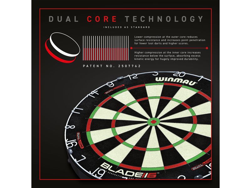 Winmau Dartboard Blade 6 Dual Core Dartscheibe