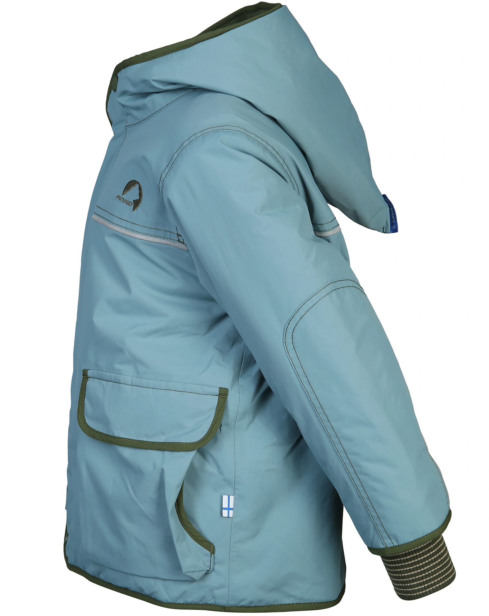 Winterparka TALVI EKO in smoke blue/ bronze green