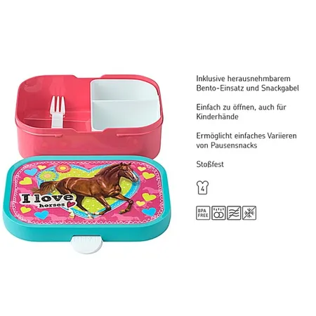 Mepal Brotdose Campus mit Bento-Einsatz - My Horse
