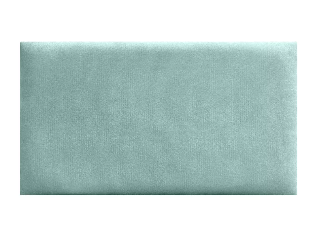 DHOME Lot de 1 Panneaux muraux en tissu auto-adhésifs Panneaux muraux absorbants acoustiques Protection contre les chocs (Vert d'eau, 60x50cm, x1)