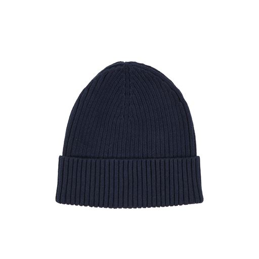Calvin Klein Classic Rib Beanie, Navy, One size