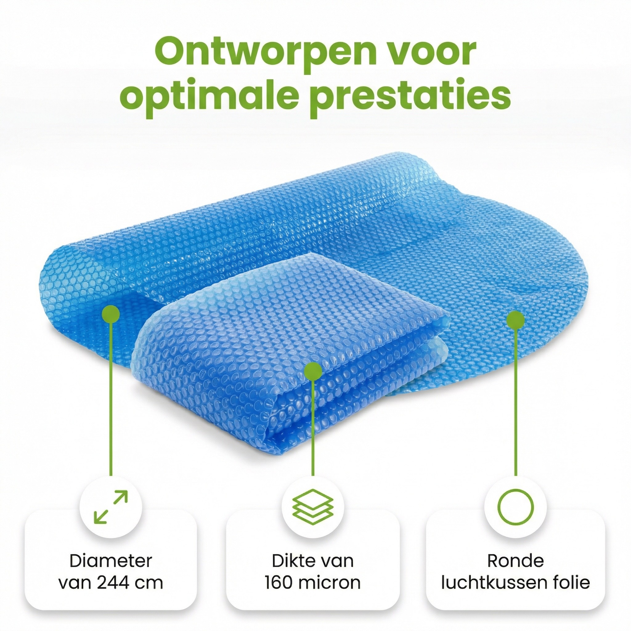 Comfortpool ø244 cm solarzeil - Blue