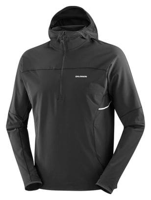 Haut à capuche Salomon Sense Aero Hybrid Noir Homme