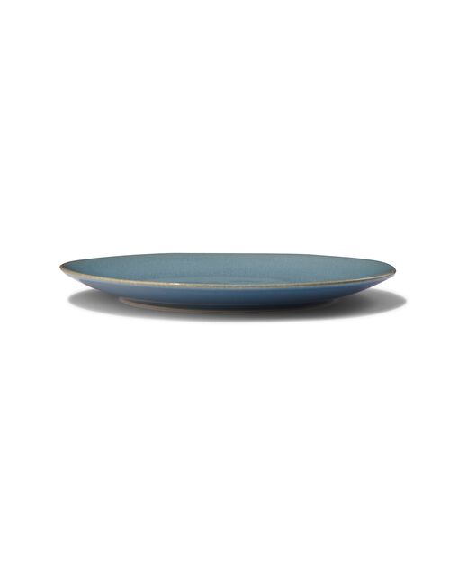assiette plate - 26 cm - Porto - émail réactif - bleu