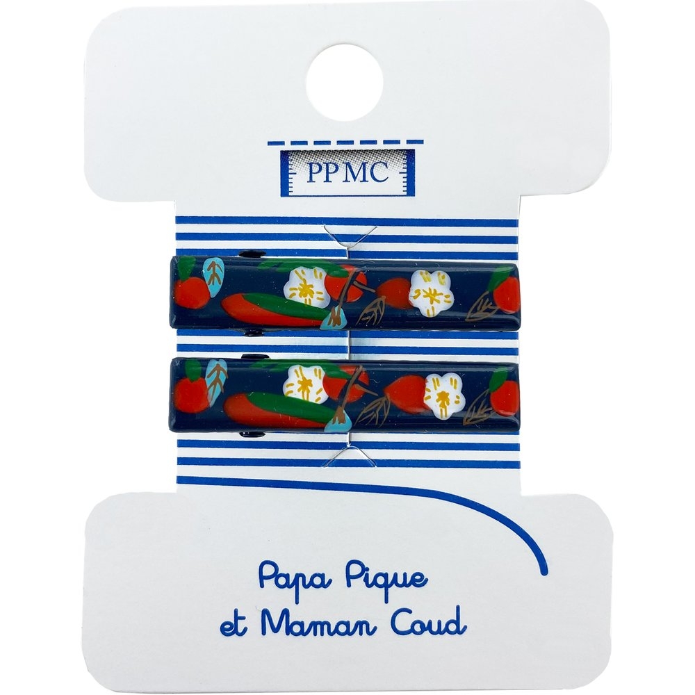 Petite Barrette Croco Mandarina Cr065