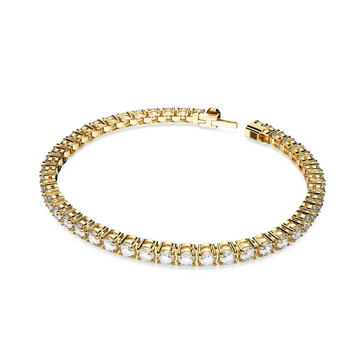 Bracelet Swarovski Matrix Tennis Mplacage doré