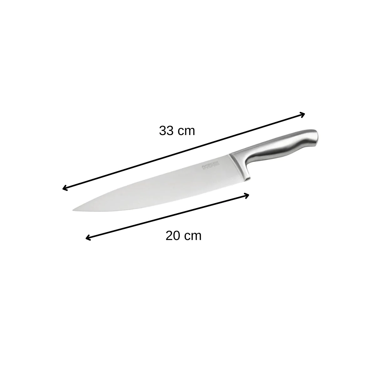 Couteau de chef 33 cm en inox Star