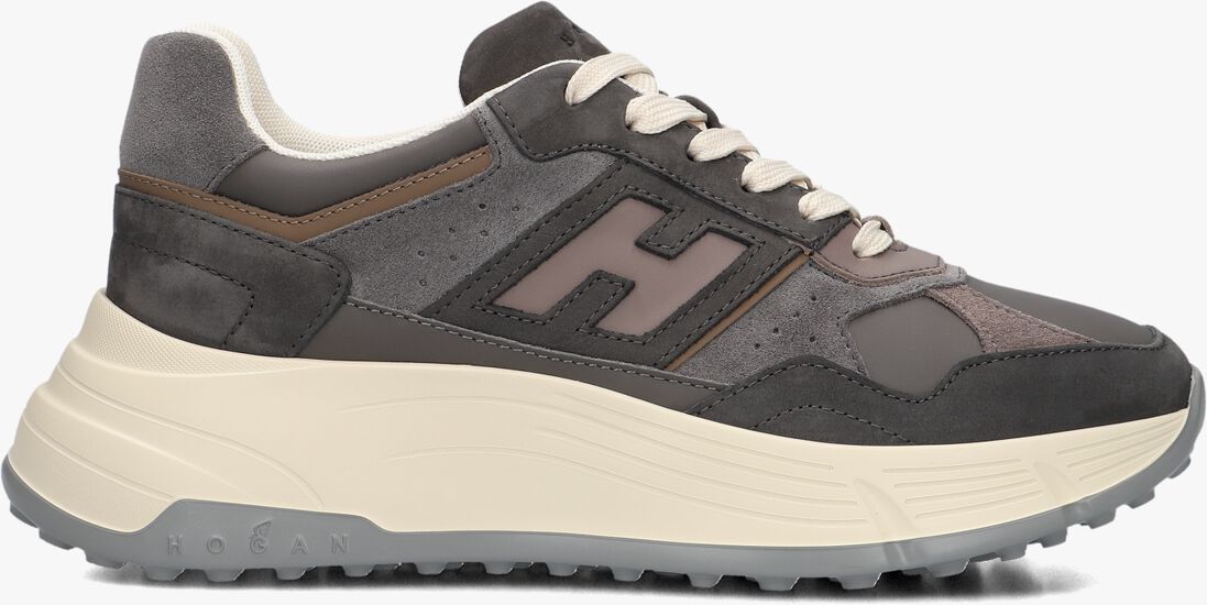 grijze hogan lage sneakers h669 allacciato h