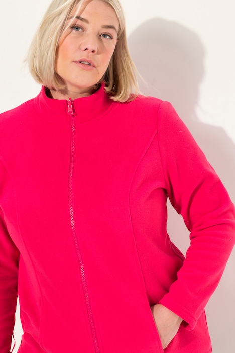 Fleecejacke, Baukastensystem, Innenjacke, Stehkragen