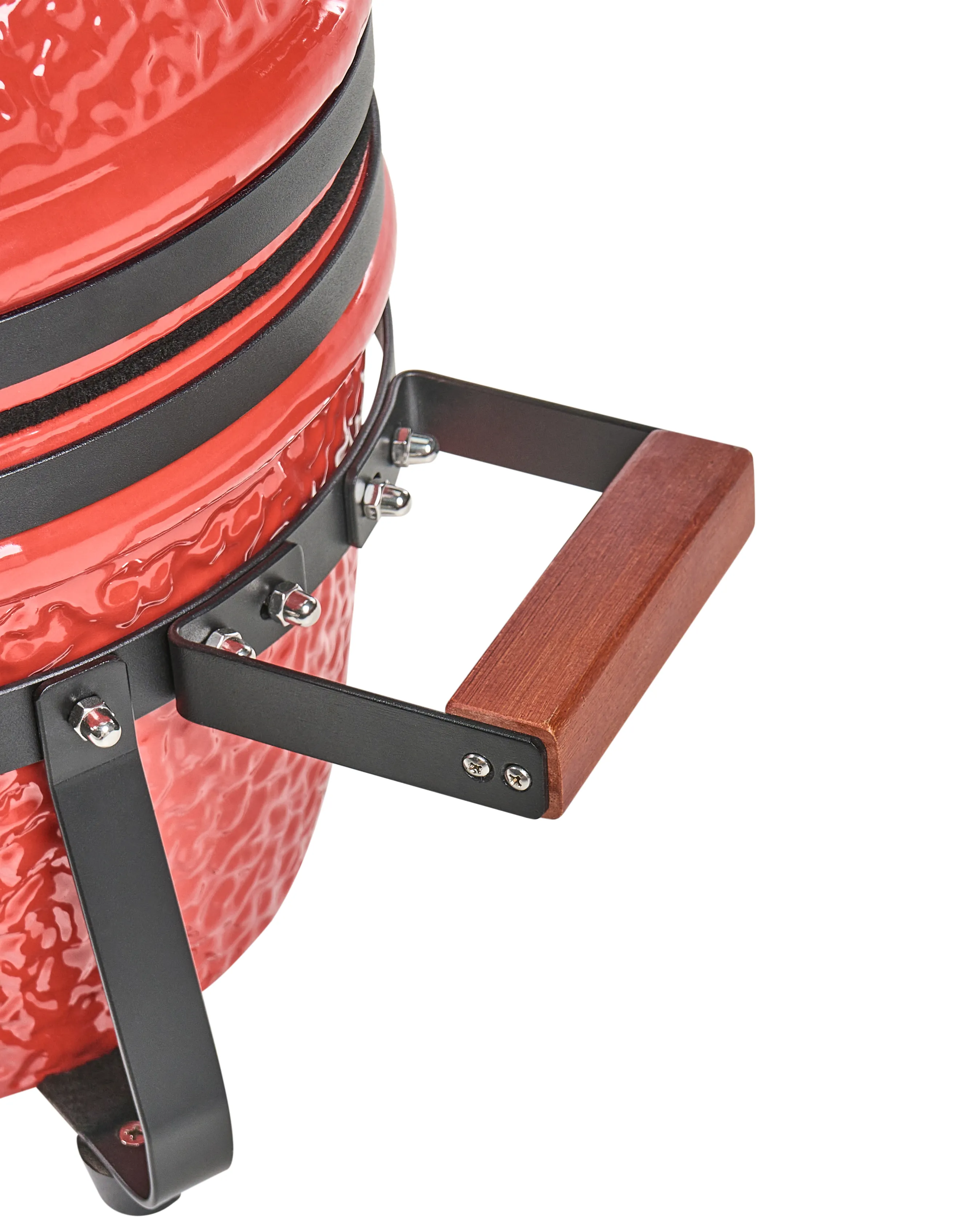 Mini houtskoolgrill KAMADO Keramiek Rood
