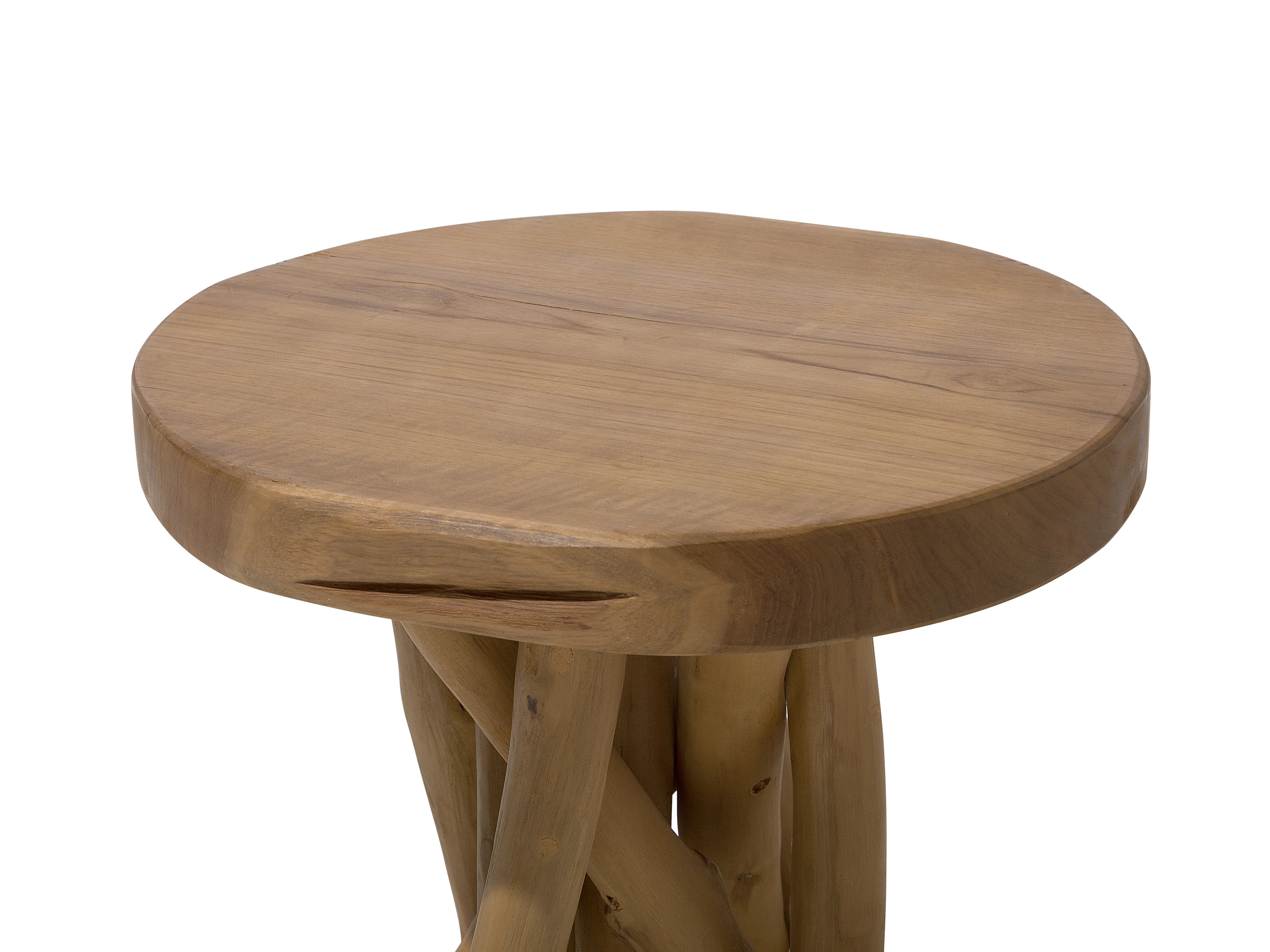 Bijzettafel MERRITT Teakhout Bruin