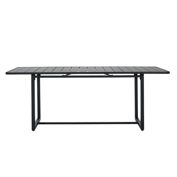 House Doctor - Helo Outdoor Tisch, 90 x 200 cm, schwarz