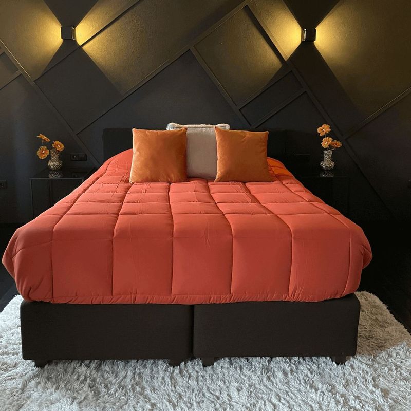 Zelesta - Easybed - Dekbed - Lichtgrijs - 160x220cm - Wasbaar Hoesloos Dekbed