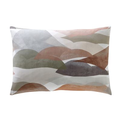 Linge de lit motif aquarellé - BECQUET CRÉATION
