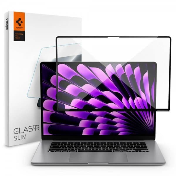 Spigen Macbook Air 15 M2 (A2941) Skærmbeskytter GLAS.tR Slim