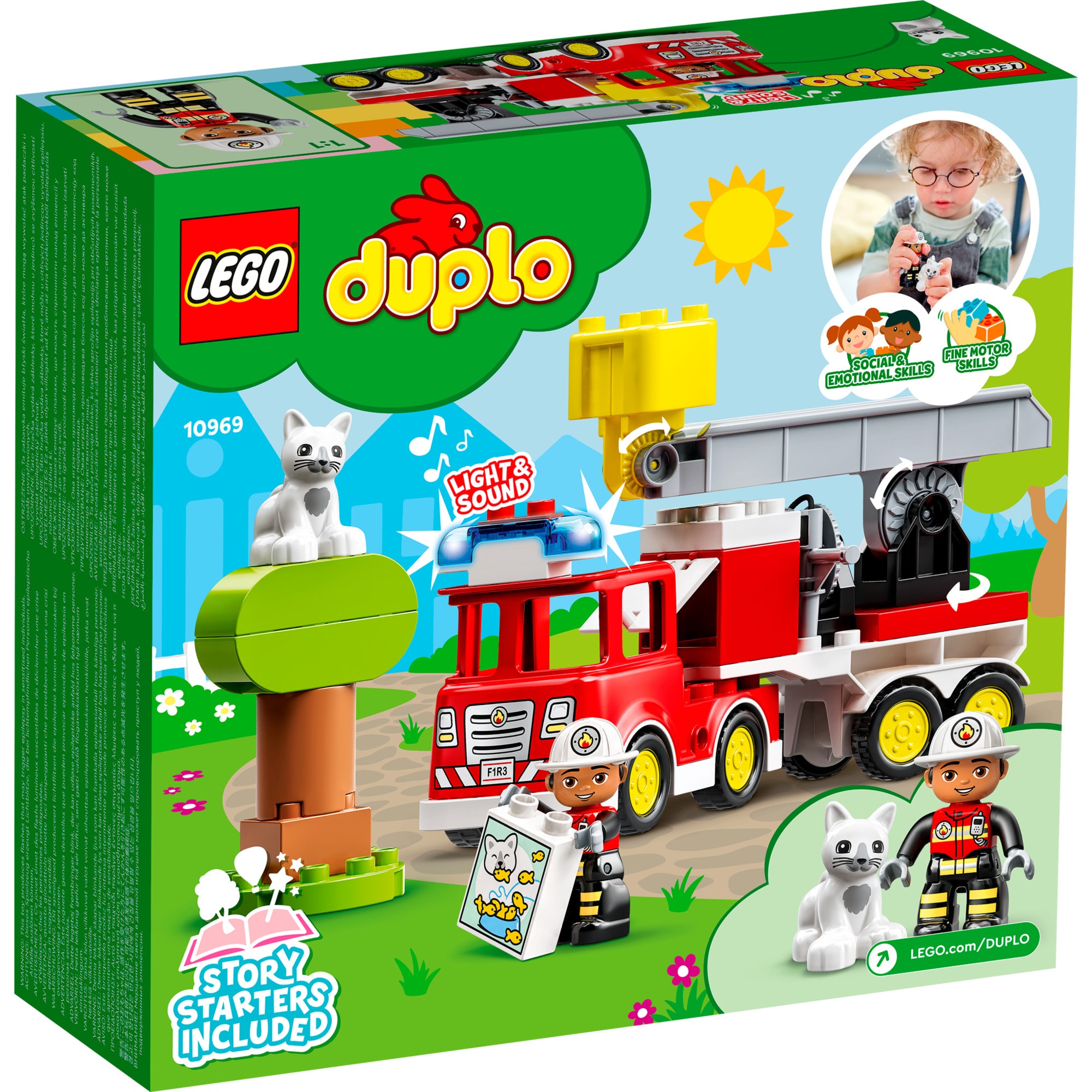 LEGO Konstruktionsspielzeug DUPLO Feuerwehrauto
