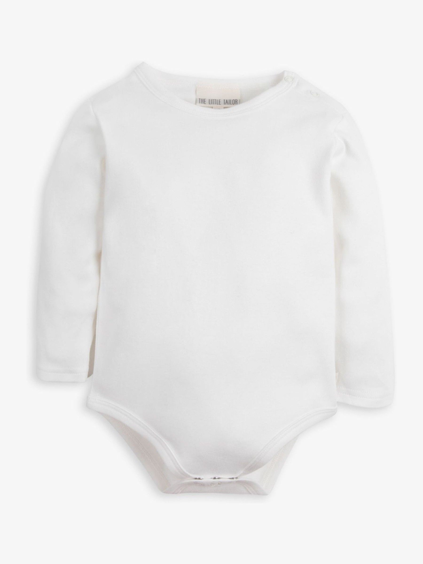 Natuurlijk - The Little Tailor - Set van dikke tuinbroek van sherpafleece en body voor baby's