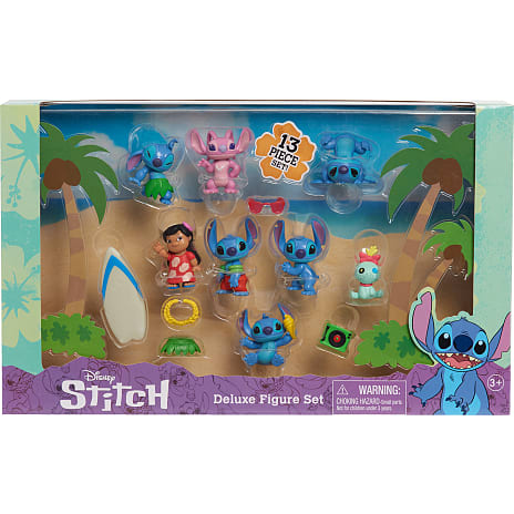 Disney Stitch figursæt med Lilo og Stitch