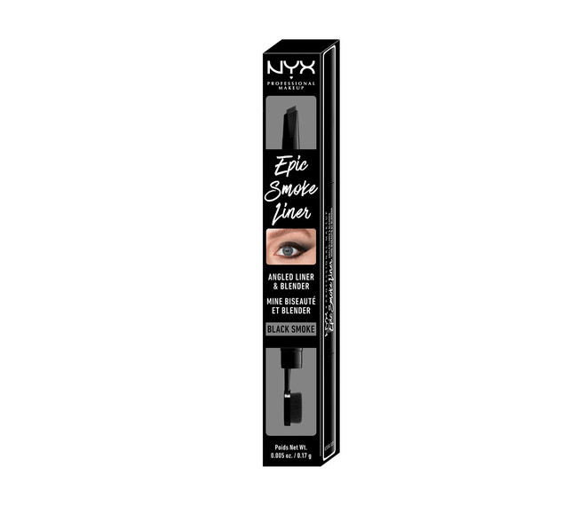 NYX Professional Makeup EPIC SMOKE LINER Angled Liner & BlenderBlack Smoke