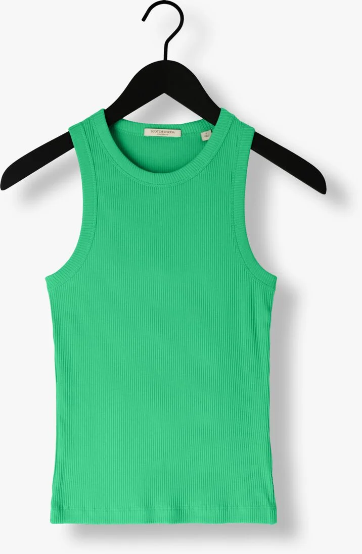 SCOTCH & SODA groene scotch & soda top racer tank