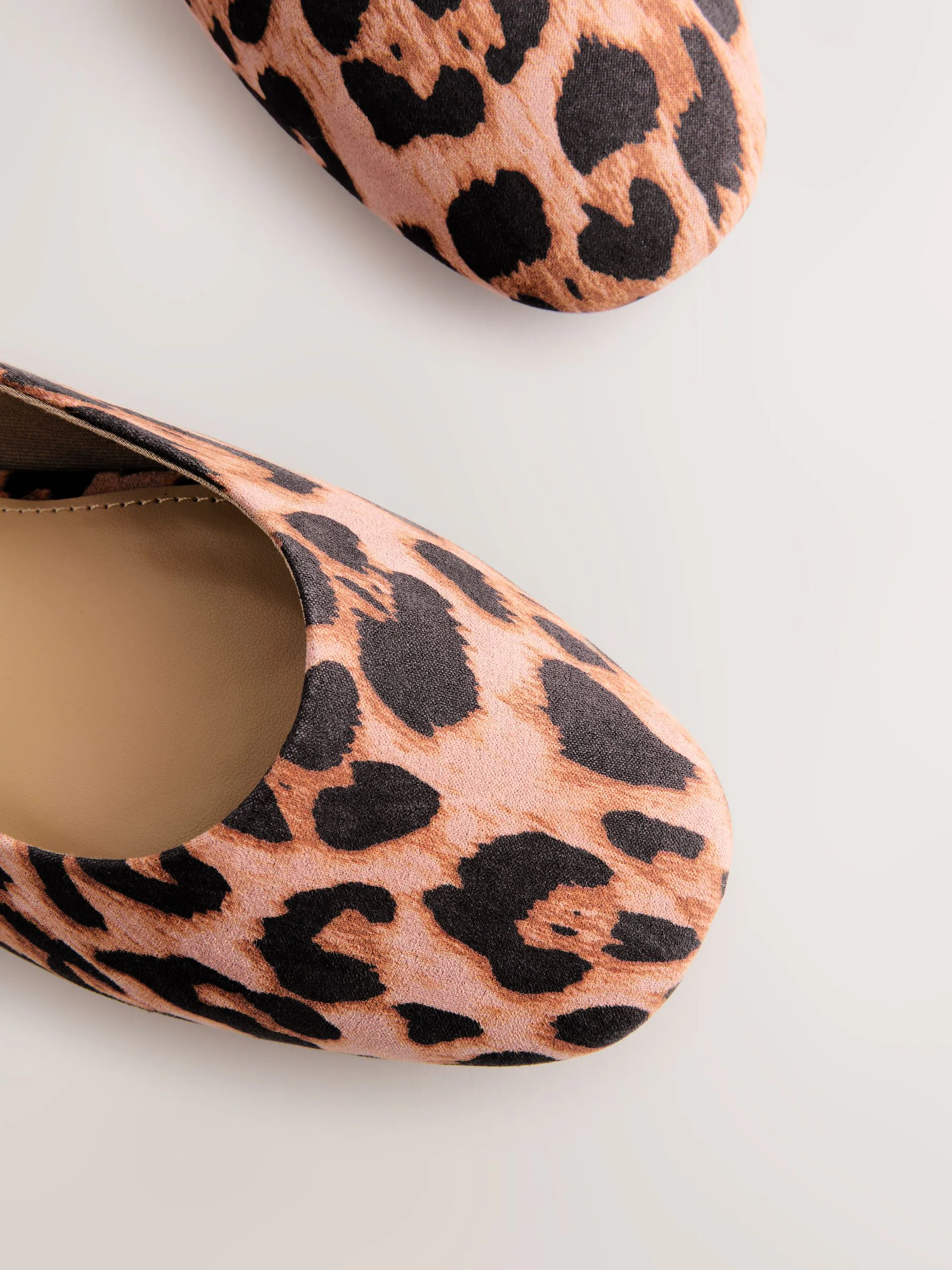 Luipaardprint - Mary Jane-schoenen met ronde neus