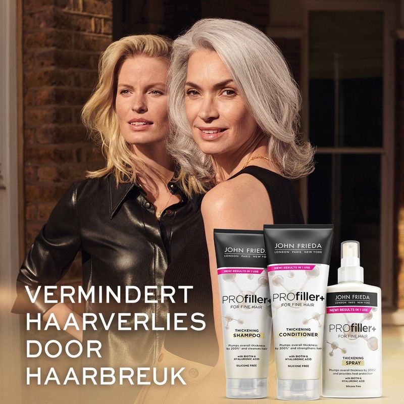 John Frieda - PROfiller Plus - Shampoo - Dierproefvrij - Vegan