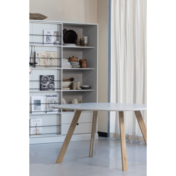 WOOOD tafelpoot Tablo 3-standenpoot vierkant eiken set 2 stuks