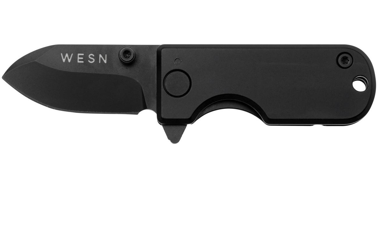 WESN Microblade Blacked Out SN01-2, D2, Titanium, zakmes