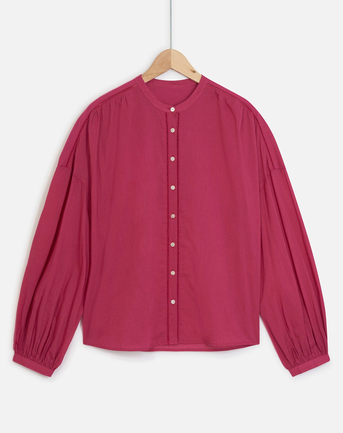 Caroll Chemise en Popeline Clarisse groseille