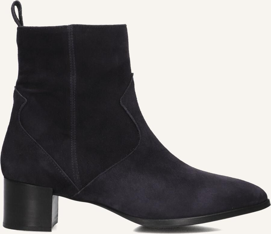 Notre-V 63231 Enkellaarsjes Enkelboots met rits Dames Blauw