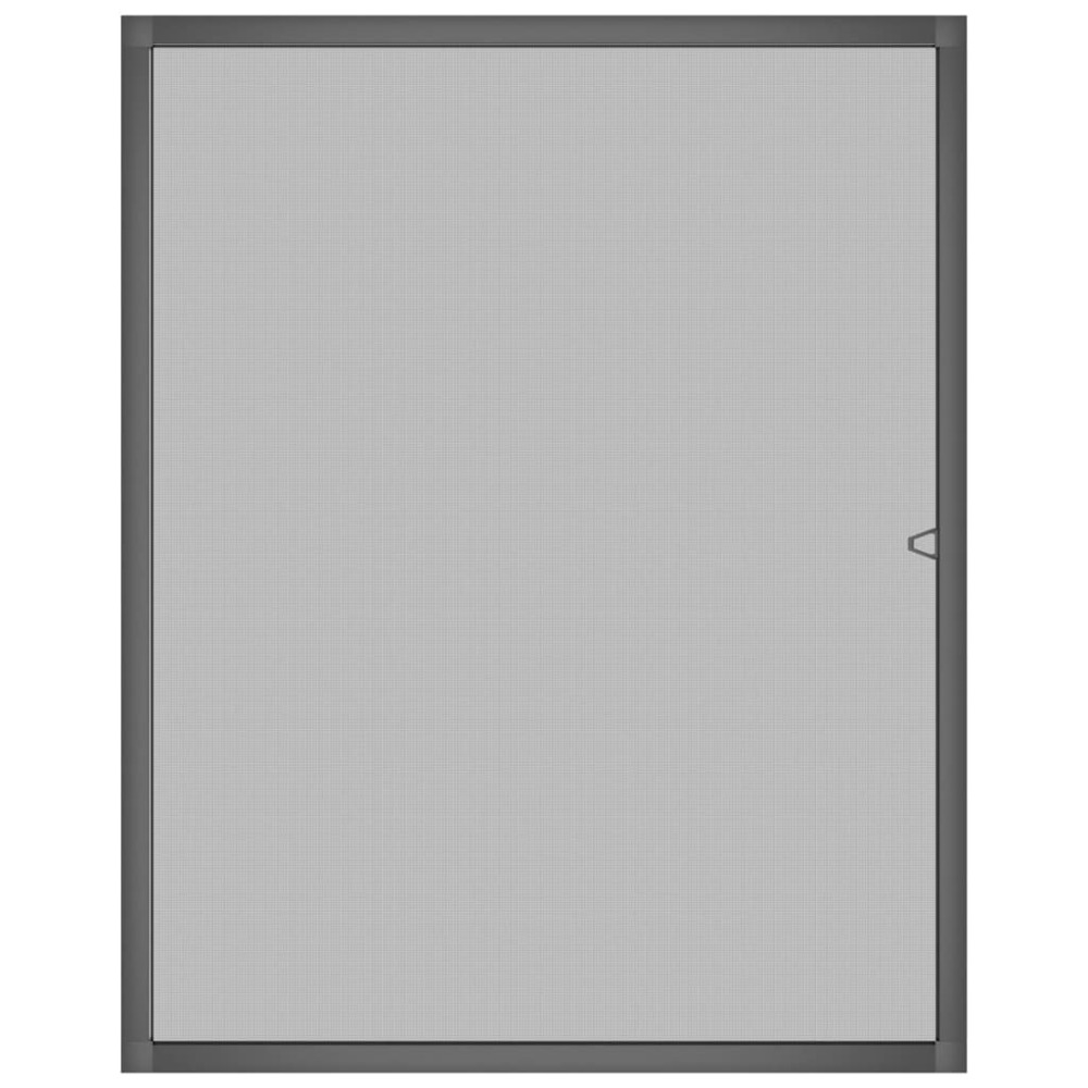 Moustiquaire pour fenêtres anthracite 80x100 cm
