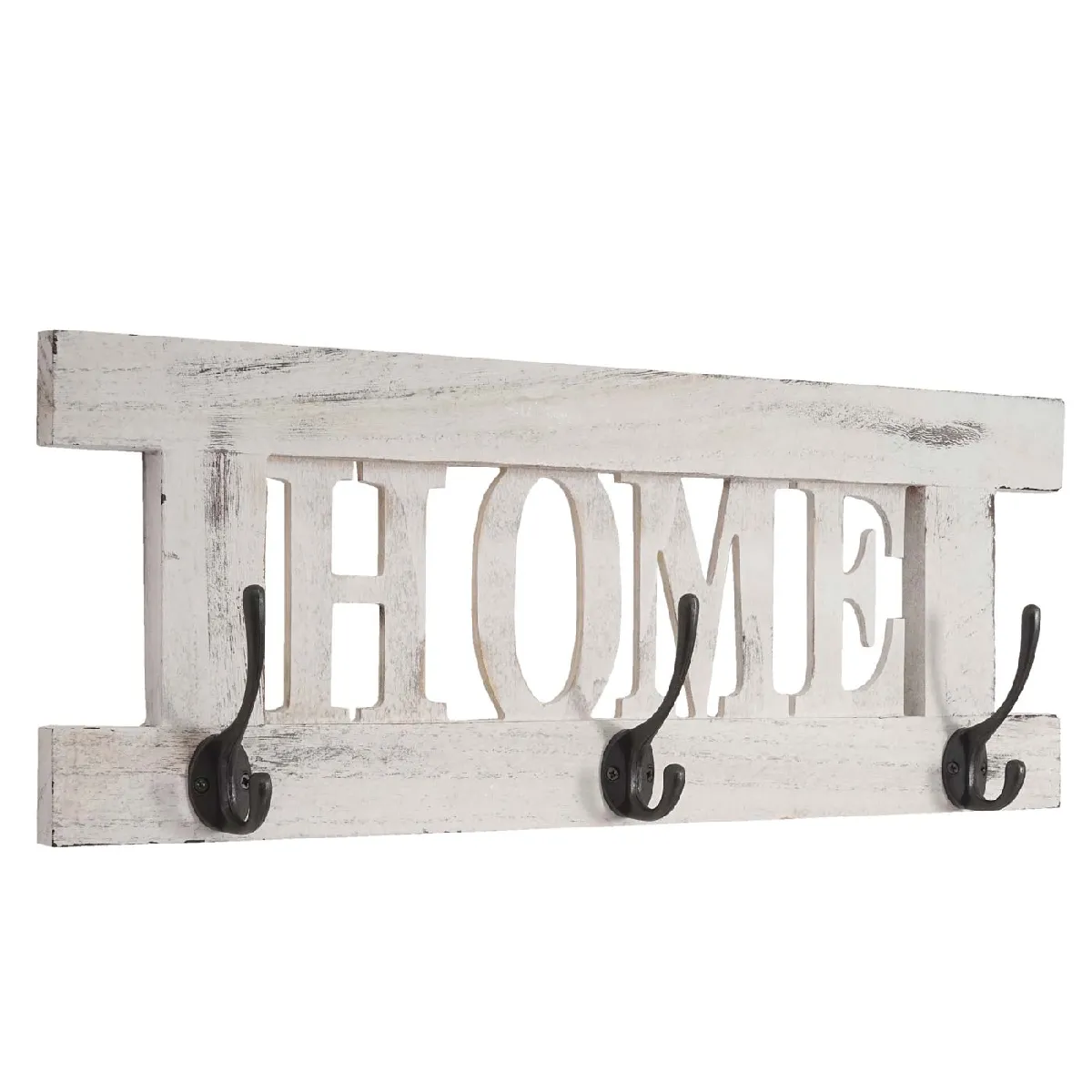 Mendler 2x Garde-robe Home+Family - Blanc Shabby