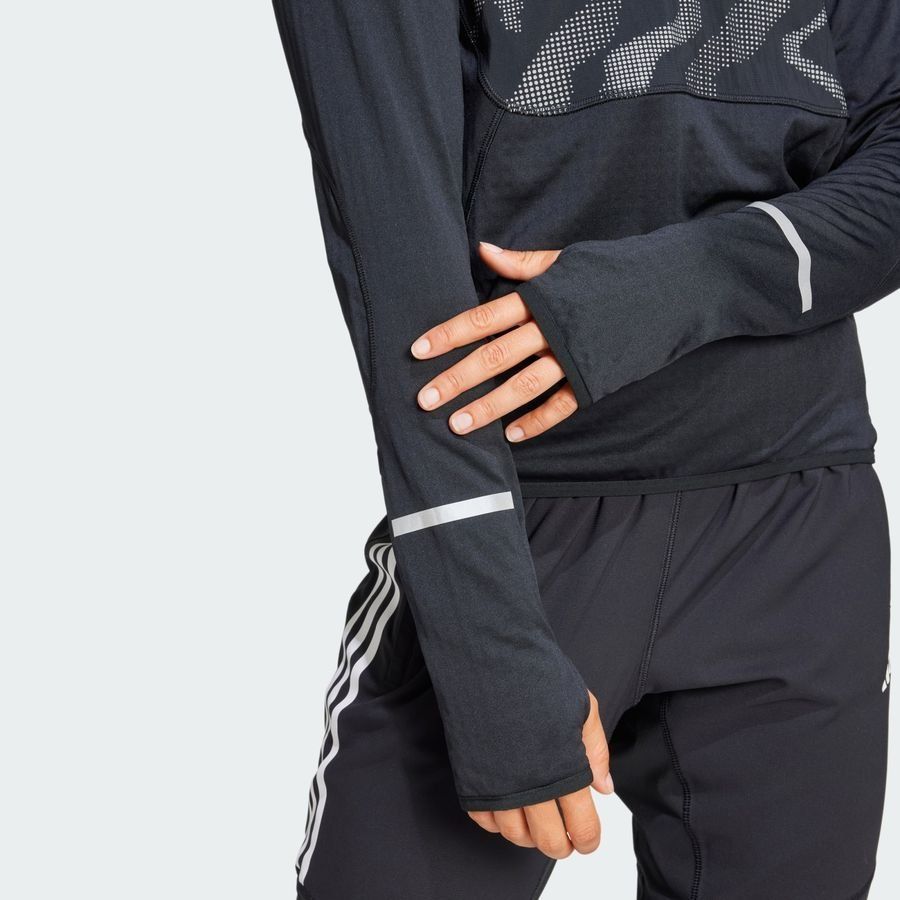 Adidas Haut demi-zip réfléchissant Ultimate Hi Vis