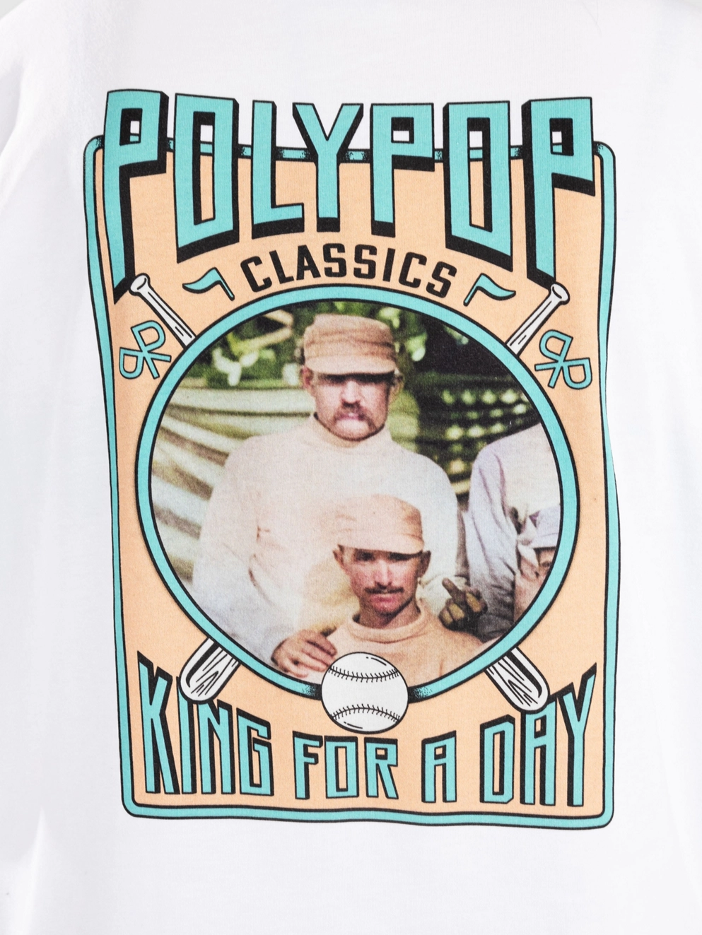 Polypop King For A Day T-Shirt white