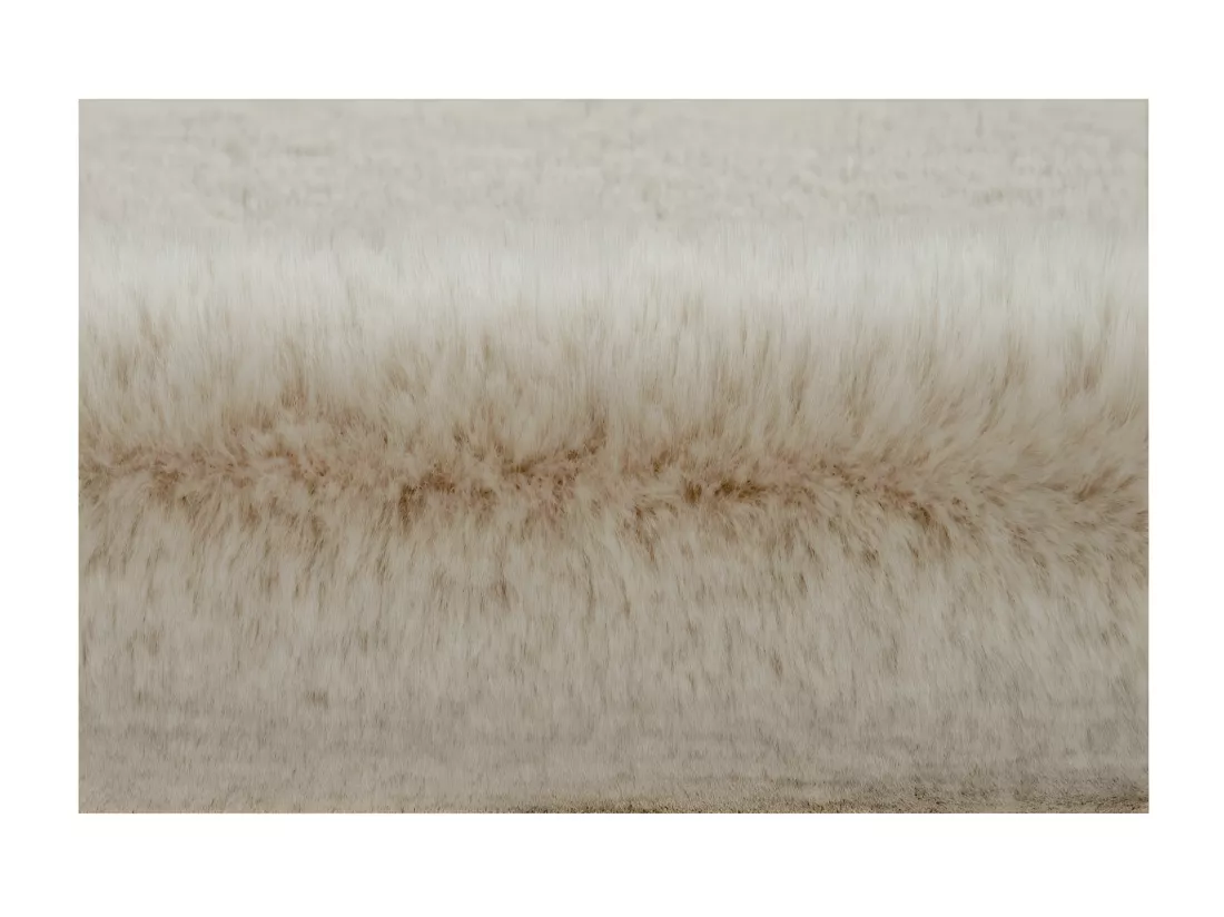 Tapis 150x80cm, design H008N coloris ivoire - Confort et élégance pour votre intérieur