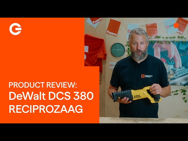 DeWALT DCS380N 18V Li-Ion accu reciprozaag body - snelwissel