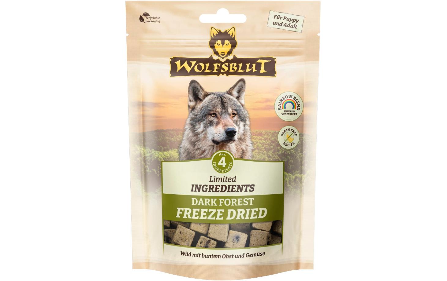 Leckerli Freeze Dried Dark Forest 40 gErgänzungsfuttermittel für Hunde