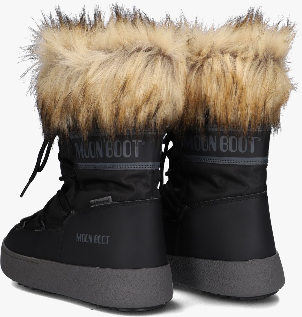 MOON BOOT zwarte moon boot  mb ltrack monaco low