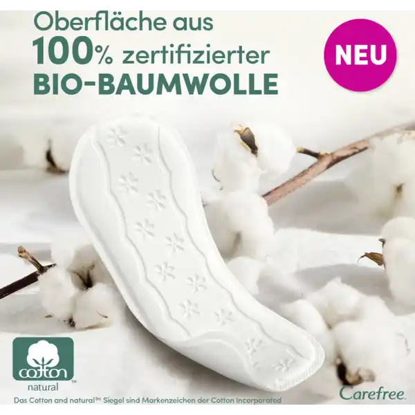 Slipeinlagen Organic Cotton Long