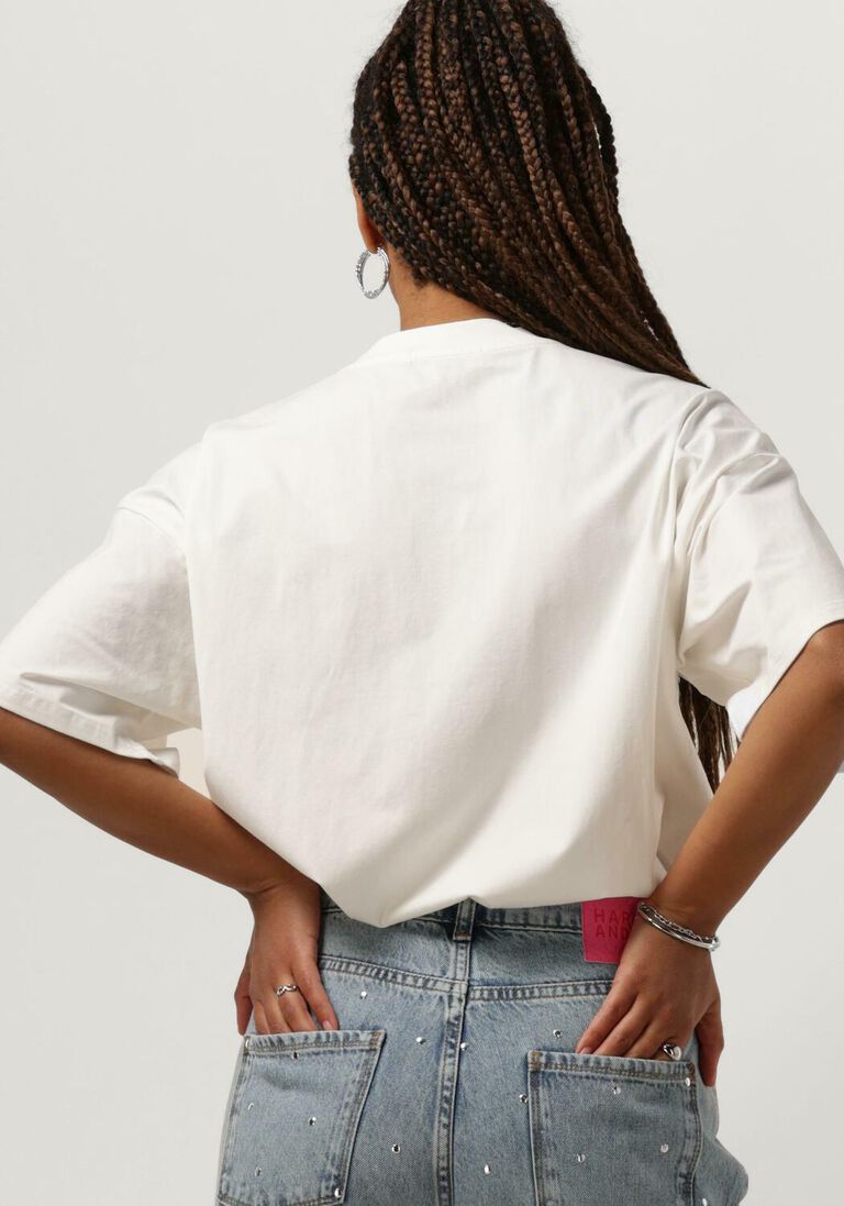 YDENCE gebroken wit ydence t-shirt t-shirt happy vibes