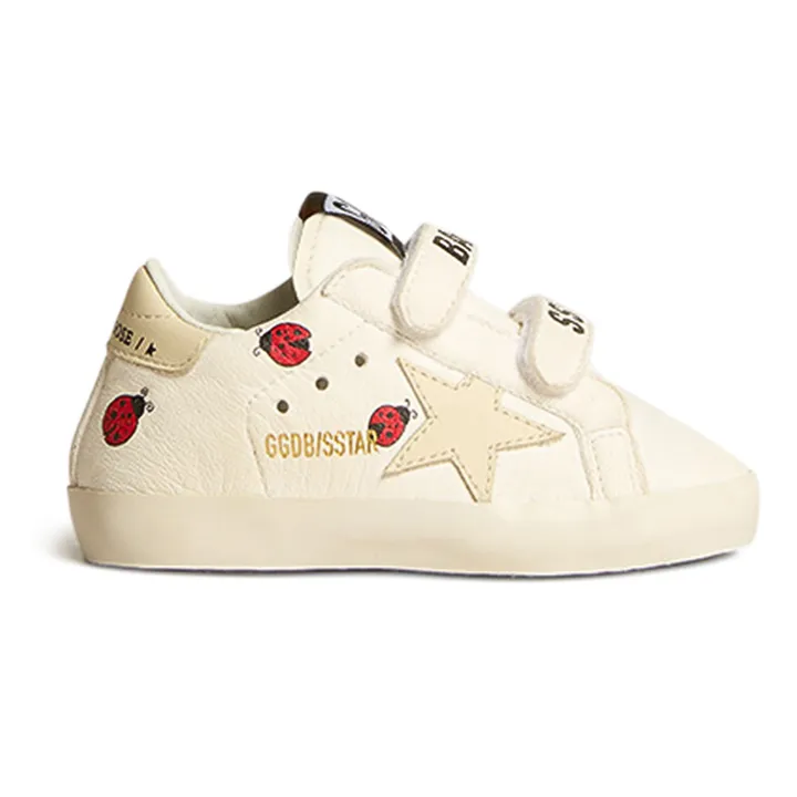 Golden Goose Baskets Scratchs Baby School Coccinelle | Crème