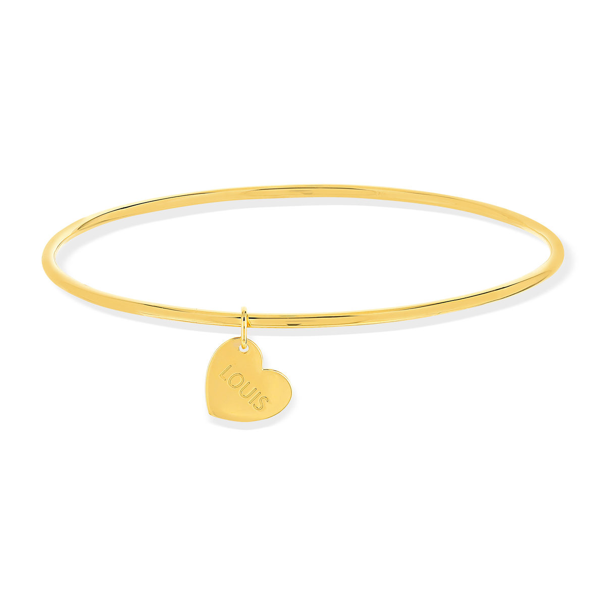 Bracelet plaqué or personnalisable